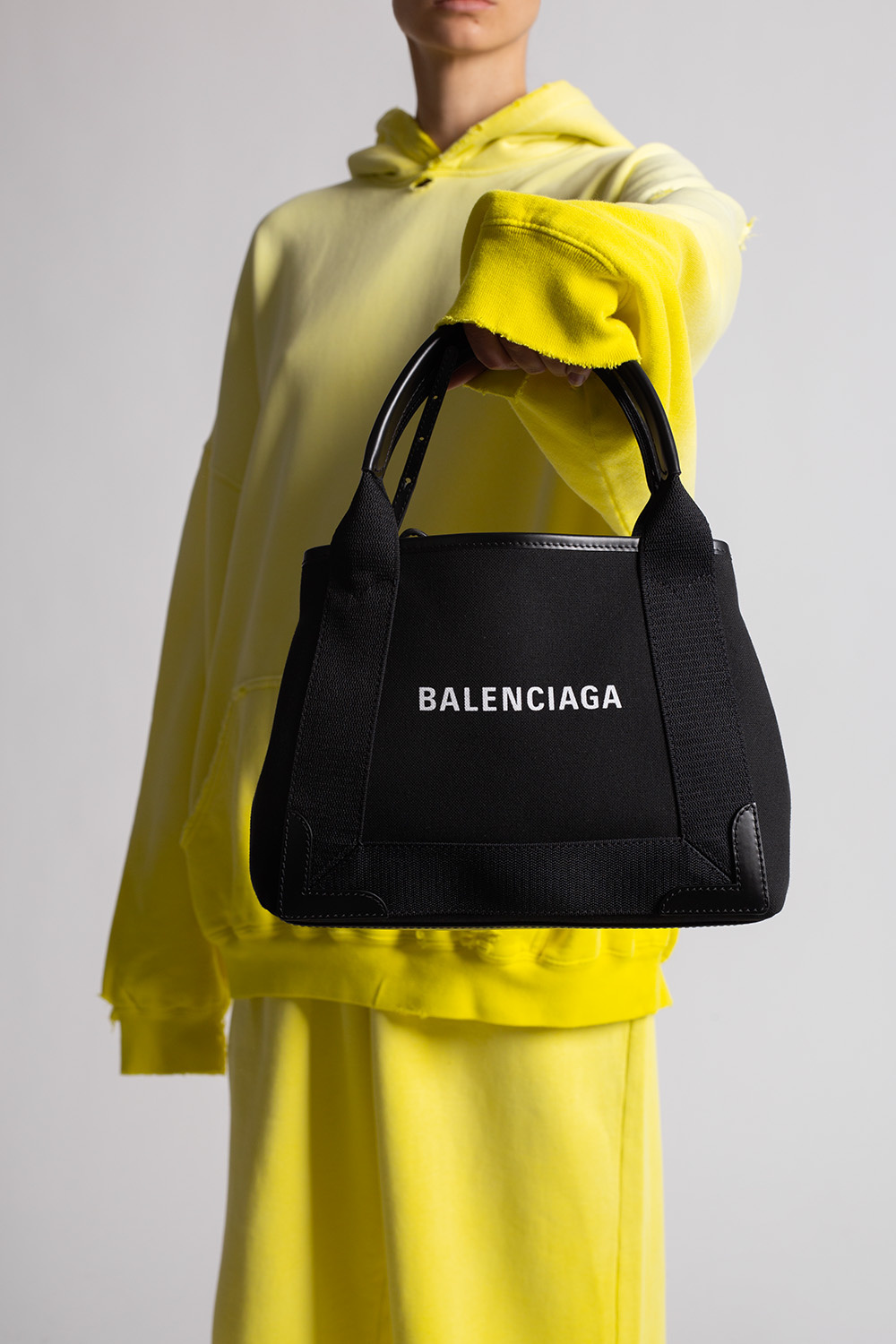 Balenciaga navy cabas small new arrivals